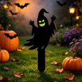 thumbnail image 3 of Halloween Ghost Decor 5 X 3 Inch Glow in The Dark Halloween Decorations Outdoor Halloween Yard Decor for Lawn Porch Haunted House Party, 3 of 5