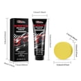 thumbnail image 4 of CBHVNT Car Repair Cream Scratch Repair Cream Car Scratch Repair Paste Set Car Paint Scratch Repair Paste, Upgraded Car Scratch Repair Paste Polishing Wax- Black, 4 of 9