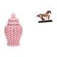 thumbnail image 1 of Jarrón de jengibre de con tapa para arreglos florales y escultura de caballo, obra de arte, adorno coleccionable para escritorio, decoración, 1 of 7