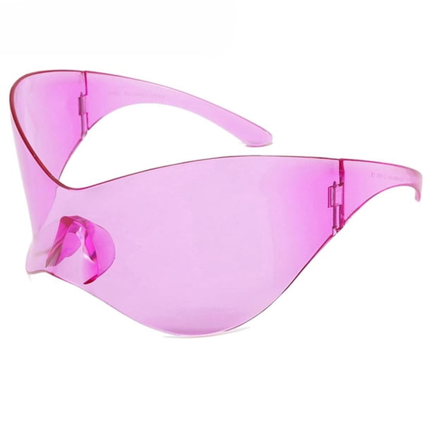 Gafas de sol deportivas Y2K Gafas de sol Gafas para la playa al aire libre Senderismo (Púrpura)