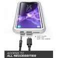 thumbnail image 5 of SUPCASE Galaxy S9 Case Full-body Rugged Holster Case WITH Screen Protector for 2018 Release, Unicorn Beetle PRO-White, 5 of 6