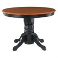 thumbnail image 1 of Homestyles Bishop Wood Pedestal Table in Black, 1 of 25