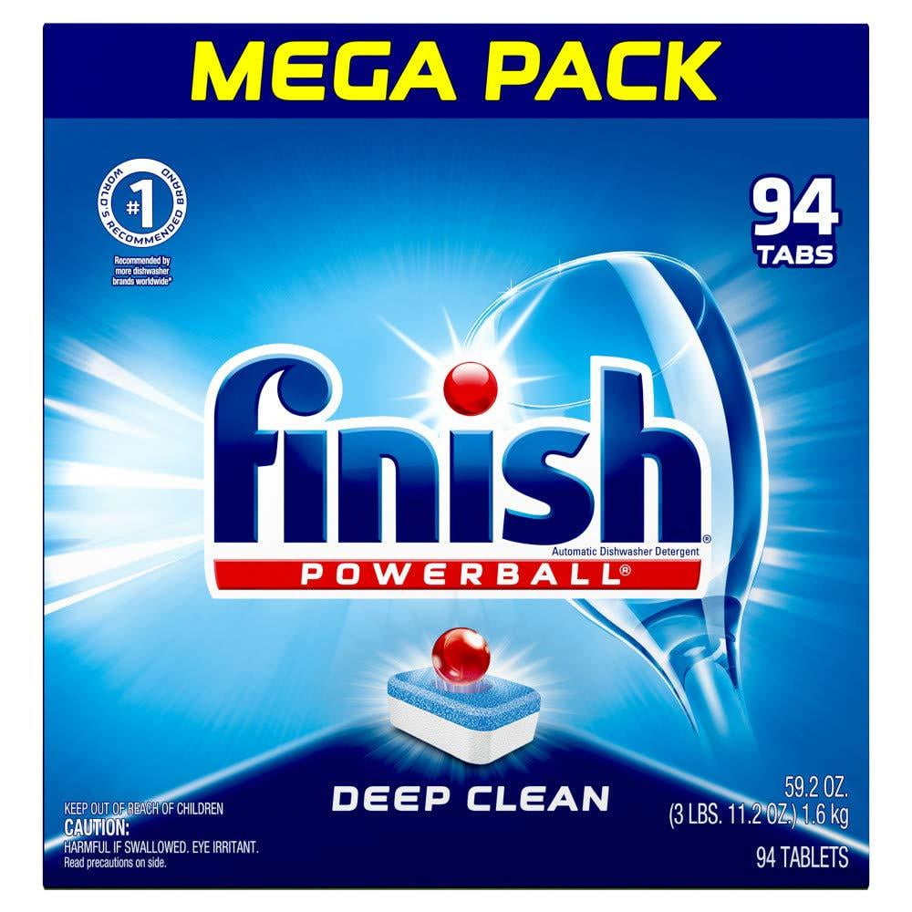 Finish All in 1 94ct Dishwasher Detergent Powerball