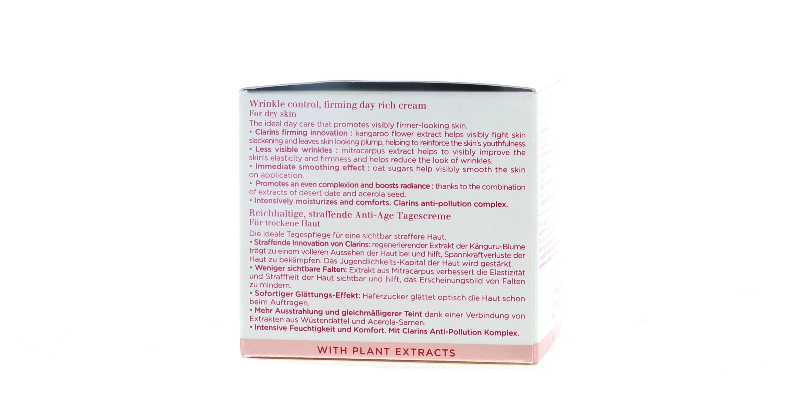Clarins Extra-Firming Day Cream for Dry Skin, 1.7 oz