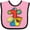 Pink and Black, variant on Inktastic 1st Birthday Superhero Boys or Girls Baby Bib