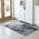 thumbnail image 5 of Alfombra de baño antideslizante de pelo corto con estampado tie-dye – Alfombra de baño de microfibra absorbente con respaldo de TPR, lavable a máquina, de secado rápido, ideal para la entrada, l, 5 of 6