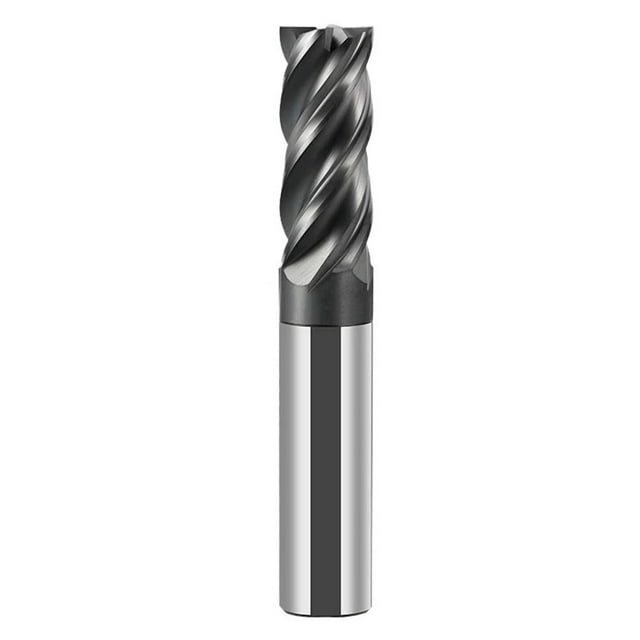 4Flutes Carbide End Mill Milling Cutter Tungsten Steel Cutting Metal Steel Machining Tool Router Bit , High Precision