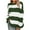 Green, variant on Fesfesfes Women Sweaters Print Striped Long Sleeve Pullove O-Neck Shirt Sweater Tops Under $10