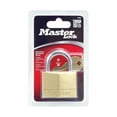 thumbnail image 2 of Master Lock 150D Padlock, Keyed Different Key, 9/32 in Dia Shackle, Steel Shackle, Solid Brass Body,, 2 of 2