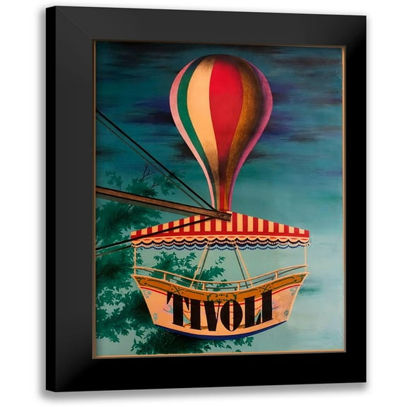 Vintage Apple Collection 11x14 Black Modern Framed Museum Art Print Titled - Tivoli