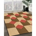 thumbnail image 2 of Ahgly Company Indoor Rectangle Patterned Yellow Orange Area Rugs, 6' x 9', 2 of 6