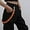 Orange, variant on Punk Chunky Cuban Link Chian Waist Chain Belt Hiphop Metal Body Chain Trousers Jewelry for Women Teens Men (Orange)