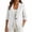 White, variant on Admvng Blazer Jacket for Women Linen Long Sleeve Casual Office Business Work Suit Coat