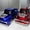 Red+Blue, variant on Portable Car-Shaped Wireless Speaker with TWS Stereo Sound, USB/FM/TF/Wireless/AUX, Compatible for Smartphones Tablets PC, USB, Bass for, Outdoor, Car Audio, Holiday Gifts for