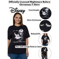 thumbnail image 4 of Women's Plus Disney Nightmare Before Christmas Jack Skellington T-Shirt Black, 4 of 6