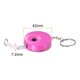 thumbnail image 2 of Métrica Cinta 1,5M/60 Pulgadas Retráctil Sastres Métrica Cinta Bolsillo Tamaño con Llave Cadena para Cuerpo, Tela, Costura y Manualidades Medidas, Caliente Rosa, 2 of 5