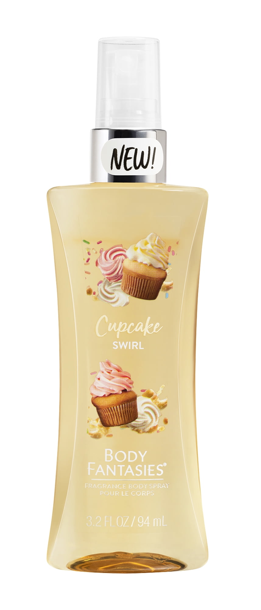 Body Fantasies Signature Fragrance Body Spray, Cupcake Swirl, 3.2 fl oz