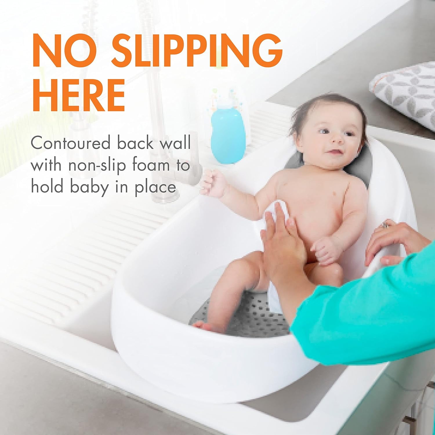 BOON SOAK 3 STAGE BATHTUB GRAY