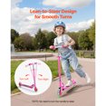 thumbnail image 4 of KFFKFF Trottinette pour Enfants de 3 Ans et Plus, Trottinette pour Tout-Petits à 2 Roues avec Roues Lumineuses, Guidon à Hauteur Réglable, Grand Plateau Antidérapant, Cadre Léger, Rose, 4 of 9