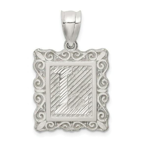 FB Jewels Sterling Silver Initial L Charm