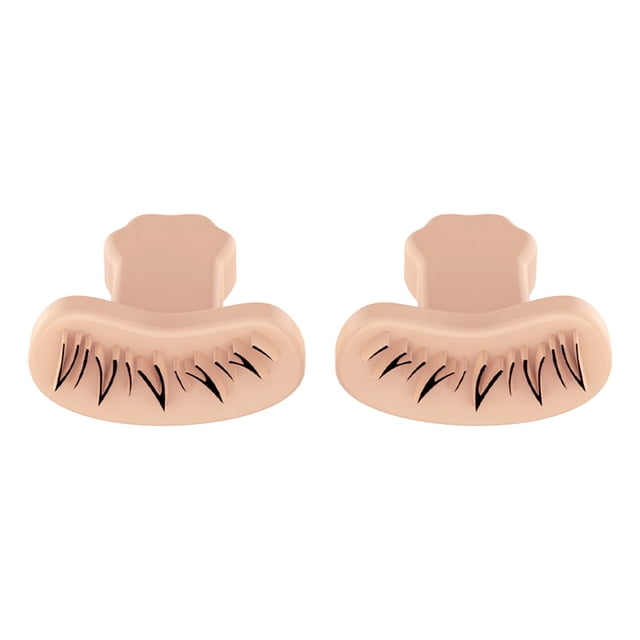 WIFKLSIIPG Eyelash Stamp Lower Lash Stamp Silicone Lash Pad Reusable Eyelashes Natural Looking False Eyelashes Eye Makeup Applicators for Various Eye Shapes 2pcs