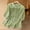Green tops for women 2024, variant on Pimelu Cute Tops for Women Casual Tops for Women Summer Soft Cotton Linen Button Down Plus Size Shirts Ladies Solid 3/4 Sleeve Lapel Blouses with Pocket Womens Blouses