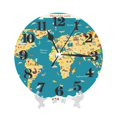 thumbnail image 7 of Kdxio Clock number Print Wall Clock,10 Inch Battery Operated Wall Clocks,Silent Non Ticking Small Analog Clock for Living Room,Office,Home,Bedroom,Kitchen,Bathroom, 7 of 7