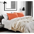 thumbnail image 3 of Parkdale Set of 2 Ultra Soft Microfiber Zippered Pillow Cases (Standard, Coral), 3 of 7