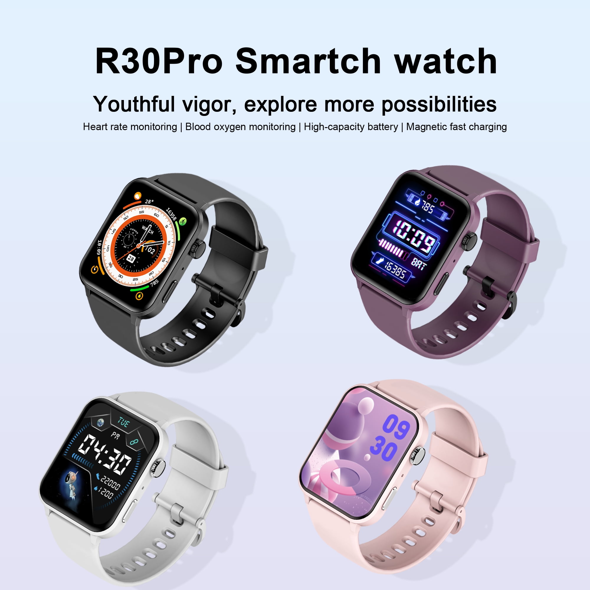 Blackview R8 PRO Smart Watch for Women Men Bluetooth Call Smartwatch Full  Touch Dial Fitness Tracker IP68 Waterproof Watches