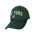 thumbnail image 3 of Gorra Curva Para Hombre, Bordado 3D New York Verde, 3 of 4