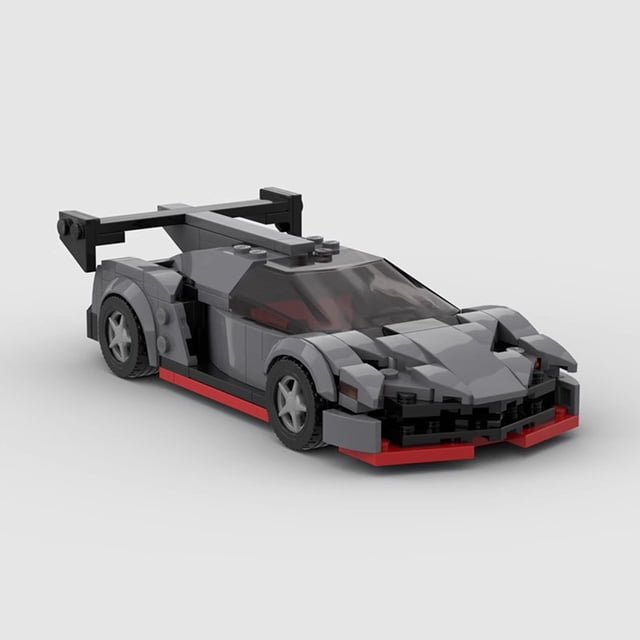 MOC Lamborghini Veneno Supercar - Conjunto de bloques de construcción de la serie de velocidad de 234pcs, juguete de ladrillos creativos para hermanos, decoración de oficina, vitrina y colección