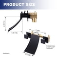 thumbnail image 5 of Wowow 2-Handle Wall-Mount Roman Tub Faucet, Corrosion Resistant in Black, 5 of 8