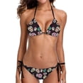 thumbnail image 2 of Bathing Suit Sexy Bikini Women Swimwear 2024 Biquini Sugar Skull Print Two Piece Swimsuit Ladies Bikinis Sets Woman Micro Bikini, 2 of 7