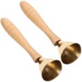 thumbnail image 3 of Miangastore 1 Pair Handheld Bell Toys Hand Bells Percussion Instrument Children Musical Toys, 3 of 9