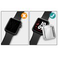 thumbnail image 7 of Allytechgroup 2 Pack for iWatch Series 10 42mm Screen Protector Case, Ultra-Thin Soft TPU Protective Face Cover for iWatch Series 10 42mm, Silver, 7 of 7