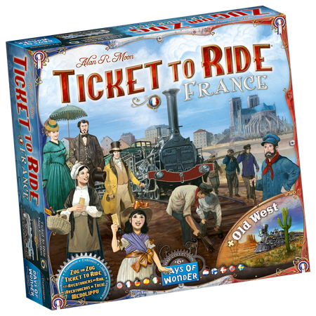 Ticket to Ride: France/Old West Map 6 Strategy Board (Best Ticket To Ride Game)