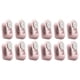 thumbnail image 1 of Naiovety Clips para sábanas Clip para cubierta de edredón de alta resistencia Abrazaderas para colcha antideslizantes multifuncionales Almacenamiento y organización del hogar Rosa 12 piezas, 1 of 6