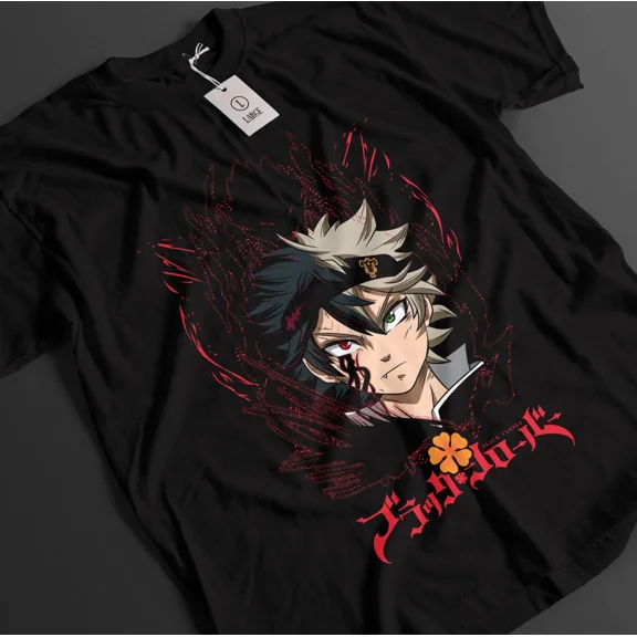 VINTAGE Black Clover Shirt Asta Tshirt Yuno T-Shirt Noelle Top Yami Luck Anime Demon Tee