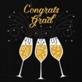 thumbnail image 3 of CafePress - Congrats Grad Champagne T Shirt - Dark T-Shirt Kids XS-XL, 3 of 4