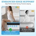 thumbnail image 5 of Queen Mattress 10 inch, UHOMEPRO Hybrid Mattress in a Box Gel Memory Foam and Wrapped Pocket Spring, Back Pain Relief, Motion Isolation, Enhanced Edge Support, CertiPUR-US®, Medium Firm(6.5/10), 5 of 14