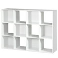 thumbnail image 6 of SuperDeal 12 Cube Storage Organizer Wooden Bookshelf Display W/Removable Back Panels White, 6 of 10