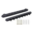 thumbnail image 3 of koolsoo Billiard Pool Cue Rack Wood Wall Mount for Billiards Clubs Game Room Players Black, 3 of 9