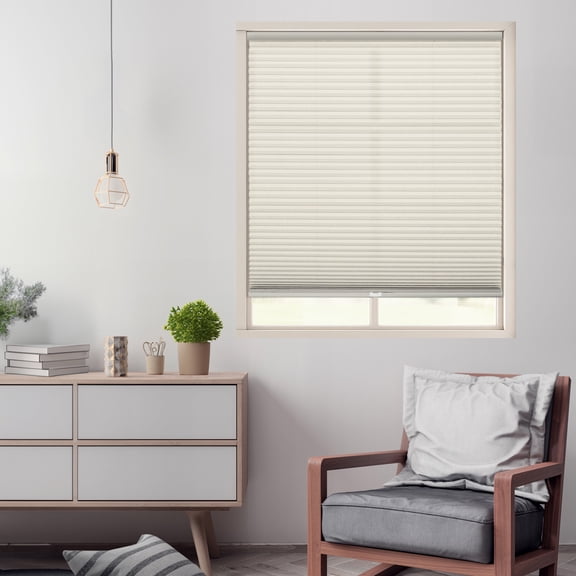 Open Box Regal Living Cordless Light Filtering Cellular Shade, Gray Cloud - 30" W x 72" L