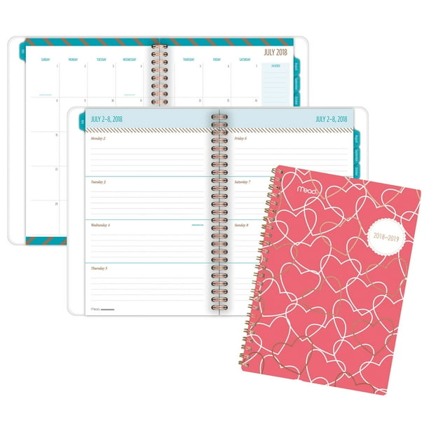 Mead Gold & Bold Academic WeeklyMonthly Planner Academic Planners