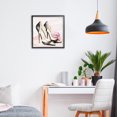 thumbnail image 3 of Stupell Industries Art Deco Glam Time Heels Black Framed Giclee Art, 12 x 12, by Kim Allen, 3 of 8