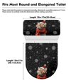 thumbnail image 7 of HELLHERO Snowflake Cat Bag Universal Reusable 2 Pack with Elastic Bottom Lid Cover Set for Toilet Toilet Lid Dust Cover Set Washable and Reusable, 7 of 7