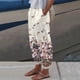thumbnail image 1 of WILLBEST Pantalones Casuales de Lino Ligeros para Mujer, Cintura Alta con Bolsillos, Cómodos, Blancos, Holgados, para Uso Diario. Chica, 1 of 3