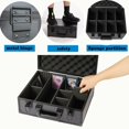 thumbnail image 4 of Caja de almacenamiento de tarjetas Azamou Toploaders con capacidad para más de 600 personas, color negro, 4 of 6