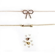 Darice DIY Layered Looks Charms, Chains & Clasp, 6 Piece