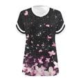 thumbnail image 6 of Otvok Ladies Shirts Women's Plus Size Tops V Neck Short Sleeve T-Shirts Summer Tees Casual Loose Fit Tunic Tops, 6 of 6